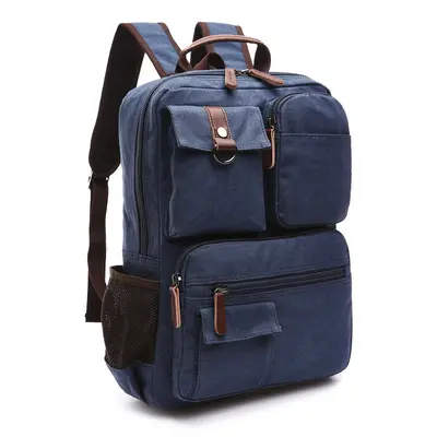 Canvas-Rucksack Herren im Koreanischen Stil mit Laptopfach - 8