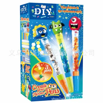 Magic sand pen DIY children's pen set in gift box, STEM educational toy - 8