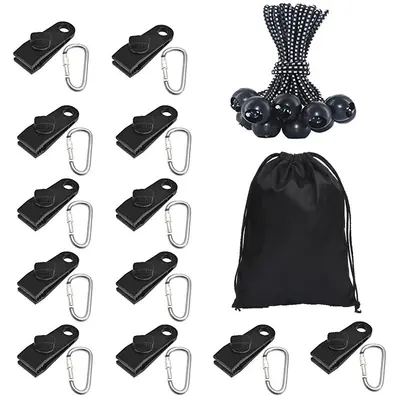 Outdoor Tent Canopy Clip, Reinforced and Windproof - 10