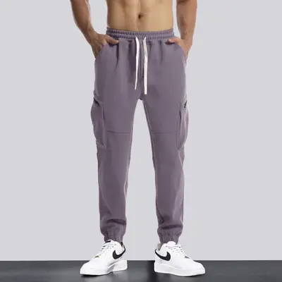 Herren-Laufhose mit mehreren Taschen, Herbst, für Sport und Fitness