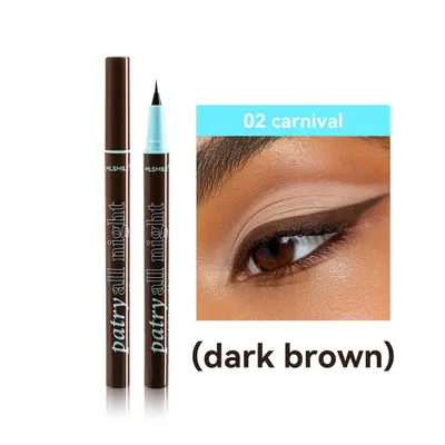 MLSMILE Waterproof Liquid Eyeliner, Black, White and Silver, Quick-Drying - 8