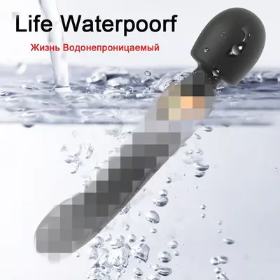 USB Rechargeable Dual-Motor Dual-Head Portable Massage Wand