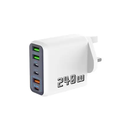 240W Çok Portlu Telefon USB Şarj Cihazı Üç-in-Bir Hızlı Şarj PD Şarj Başlığı Çoklu Delikli iQOO Şarj Başlığı Evrensel - 11