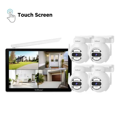 SriHome 8-channel monitoring kit, 5MP camera, 10-inch display - 7