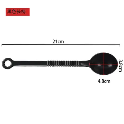 Plastik meyve tozu kaşığı kahve süt tozu baharat kaşığı süt çay dükkanı özel ölçüm kaşığı 10g ölçüm kaşığı ons kaşık - 10