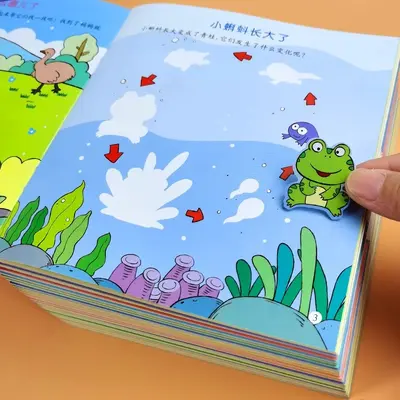 Aufkleber-Malbuch zur Konzentration, 2-6 Jahre