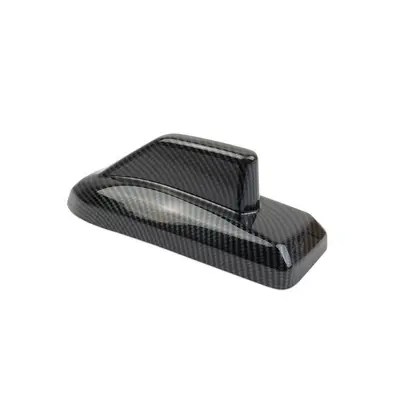 Karbon Fiber Shark Fin Anten Kapağı, 2019-2022 Chevrolet Silverado Uyumlu