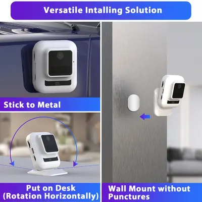 HD smart 4G home security camera, dual network WiFi, battery powered - 5
