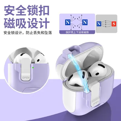 AirPods Pro 3 Protective Case and AirPods 5 Earphone Case, Flip-Open Case Compatible with