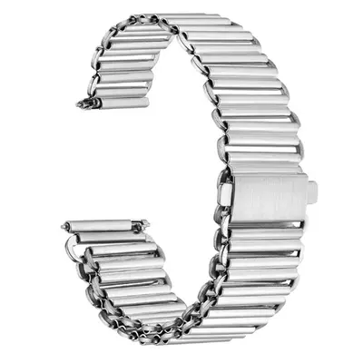 Quick-Release Stainless Steel Bamboo Watch Strap for Huawei GT2/GT3, 20/22 mm
