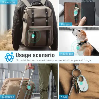 Cross-border MFI anti-loss device keychain FindMy item tracker luggage locator global positioning