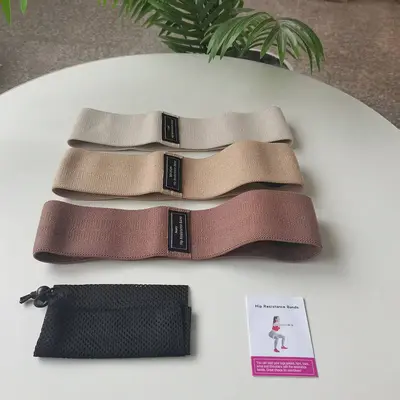 Эспандер-кольцо для ягодиц Hip Circle Squat Glute Resistance Band Loop Elastic Booty Band Latex Non-Slip Glute Activation Ring - 7