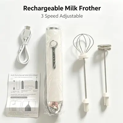 Cross-border bestselling electric egg beater milk frother coffee foamer whisk milk mixer cordless egg beater