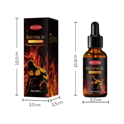 Men's Warming Massage Oil, Moisturizing