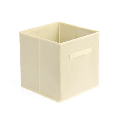 Tragbarer Stoff-Organizer ohne Deckel für Kleidung, Unterwäsche, Socken, zusammenklappbare Aufbewahrungsbox, Staublschutz-Aufbewahrungskorb