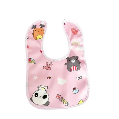 Waterproof children's drool bib, double-layer baby