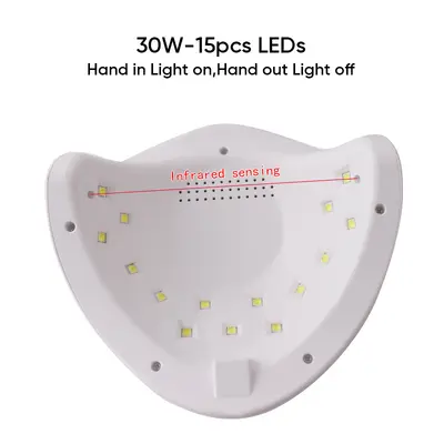 Nagel-UV-Lampe für Gel-Nagellack mit Haftvermittler - 4