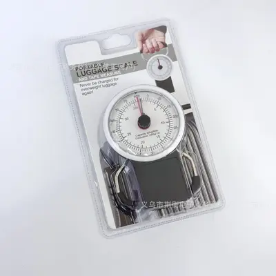 80 pound ağırlığında ev tipi taşınabilir şerit metre, kauçuk saplı el çantası terazisi, mekanik küçük vinç terazisi, sınır ötesi 35 kg bagaj terazisi - 9