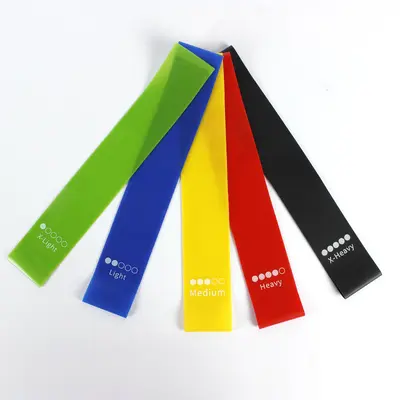 Five-Color TPE Yoga and Fitness Resistance Band