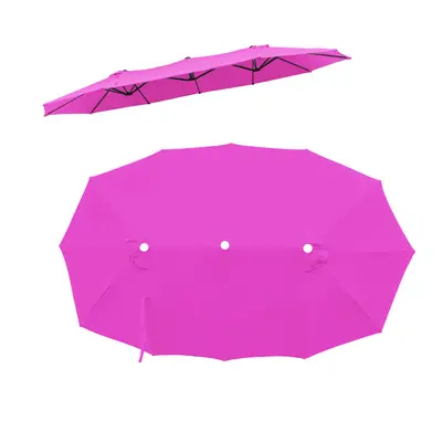 Replacement Canopy Fabric for Three-Arm Parasol, UV Protection for Garden and Outdoor - 5