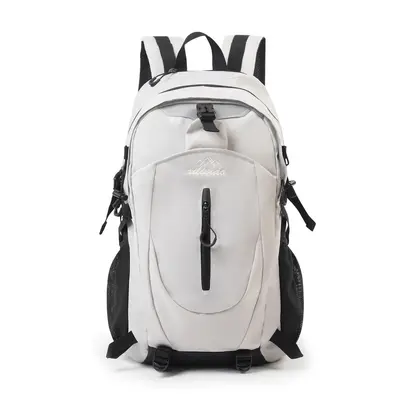 Rückengerechter atmungsaktiver großvolumiger Rucksack für Herren in Uni-Farben, minimalistisch, für Outdoor, Reisen und Bergsteigen, multifunktionaler Leichtrucksack - 10