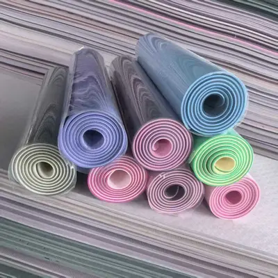Slightly Defective TPE Yoga Mat, Thick, Wide, Non-Slip, Soundproof - 3