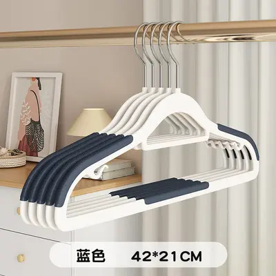 衣架家用挂衣晾晒衣挂衣服挂架加大衣撑子加粗加厚无痕防肩角滑 - 9