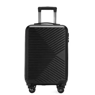 Wholesale luggage 20 inch wheeled trolley bag, silent universal wheels, zippered, combination lock, large capacity cabin size suitcase - 8