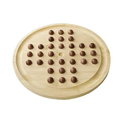儿童益智木制单身贵族棋孔明棋钻石棋宝石棋独立棋玩具解闷送夹子 - 6
