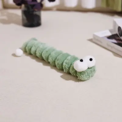 Imitation Rabbit Plush Cat Pillow with Catnip and Chew Stick - 7