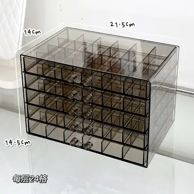 Jewelry storage box with drawers large capacity - 7