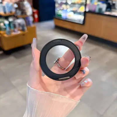 Metal 360° Rotating Adhesive Phone Holder with Magnetic Car Mount - 7