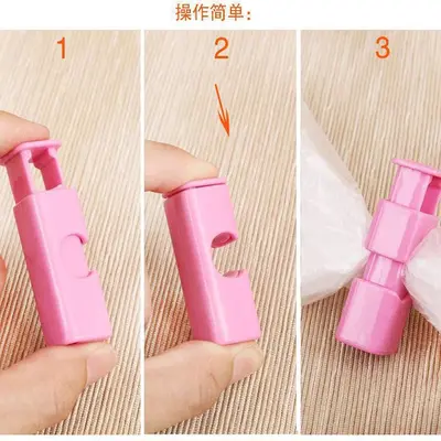 Mutfakta taze tutma, nem geçirmez plastik, pres tipi atıştırmalık klipsi, sızdırmazlık klipsi, yaylı çok fonksiyonlu sızdırmazlık klipsi, yiyecek klipsi - 3