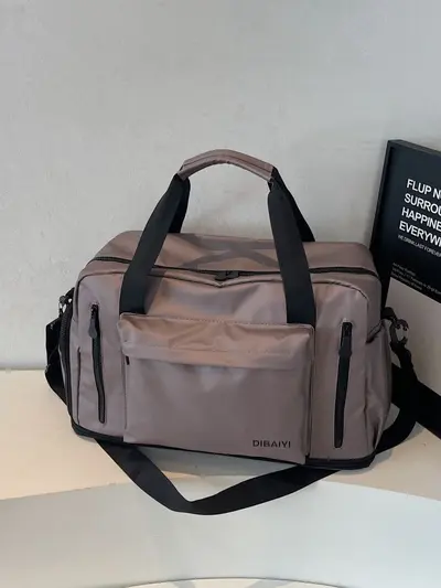 Large Capacity Short Trip Travel Bag Portable Business Travel Luggage Expandable Waterproof Dry Wet Dual Use Fitness 20
