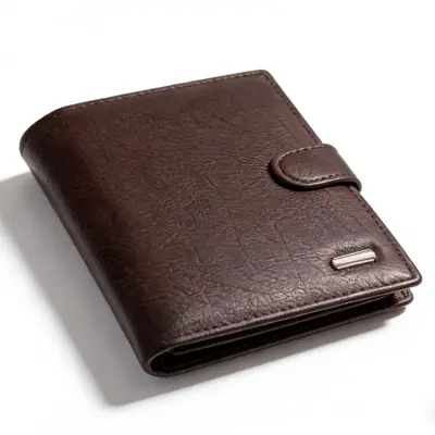 Portable passport holder with buckle, lightweight travel - 7