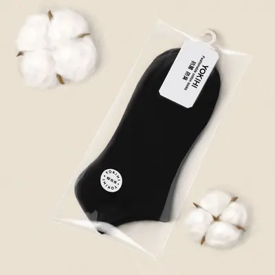 [Cotton antibacterial and deodorant] Socks pure cotton men's spring and summer short boat socks solid color independent packaging supermarket wholesale - 8