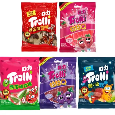Kouli Saure Cola-Flaschen Gummibärchen 60 g, 80er-Box