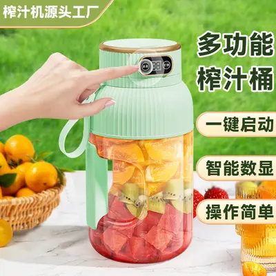 Large capacity portable fruit juicer - 4