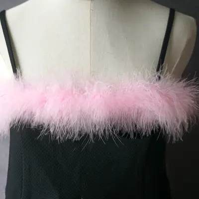 Full-Length Plush Turkey Feathers and Decorative Feather Strips - 12