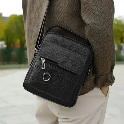 Herren-Umhängetasche, leicht, modisch, für Business und Outdoor