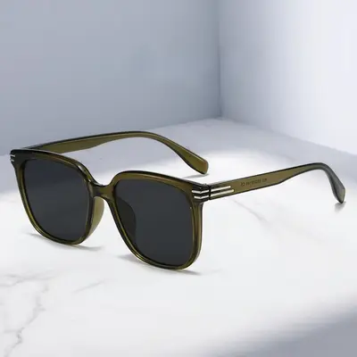 Retro Large Frame UV Protection Sunglasses for Women - 1