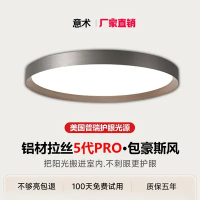 Ultra-Thin All-Aluminum Modern Bedroom Ceiling Light