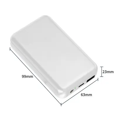 10000mAh 30W Hızlı Şarjlı Güç Bankası, Isıtmalı Giysi ve Elektrikli Battaniye İçin 12,6V 1