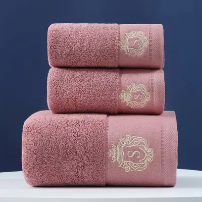 Cotton towel gift set, three-piece, bath towels - 3