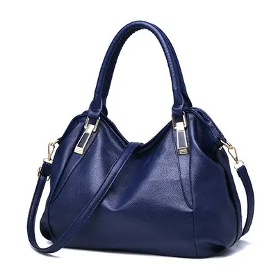Große Damenhandtasche aus Weichleder, schlicht und elegant - 8