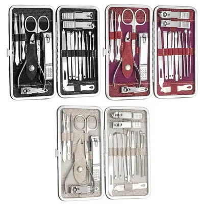Nail clipper set, nail scissors and foot care tools