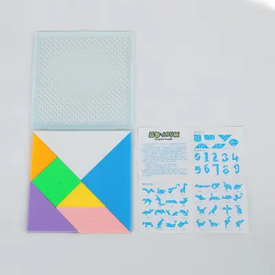 EVA Kids Tangram Puzzle, Geometric Shape Early Education Toy - 7