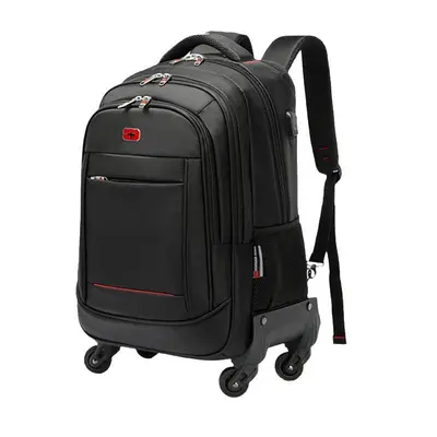 Wheeled Backpack Business Travel Luggage with Detachable Wheels - 5