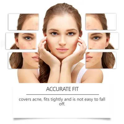 OUHOE Star-Shaped Acne Patches, Gentle Cleansing Daily Facial Pimple Covering Care Patches
