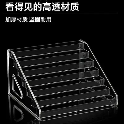 Nail art storage box multi-layer transparent nail polish display shelf home daily use lipstick cosmetic nail polish glue storage rack